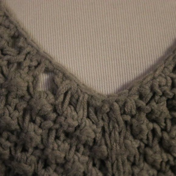 Vintage Sweater Gray Wool Blend Dress #542 - Picture 3 of 6